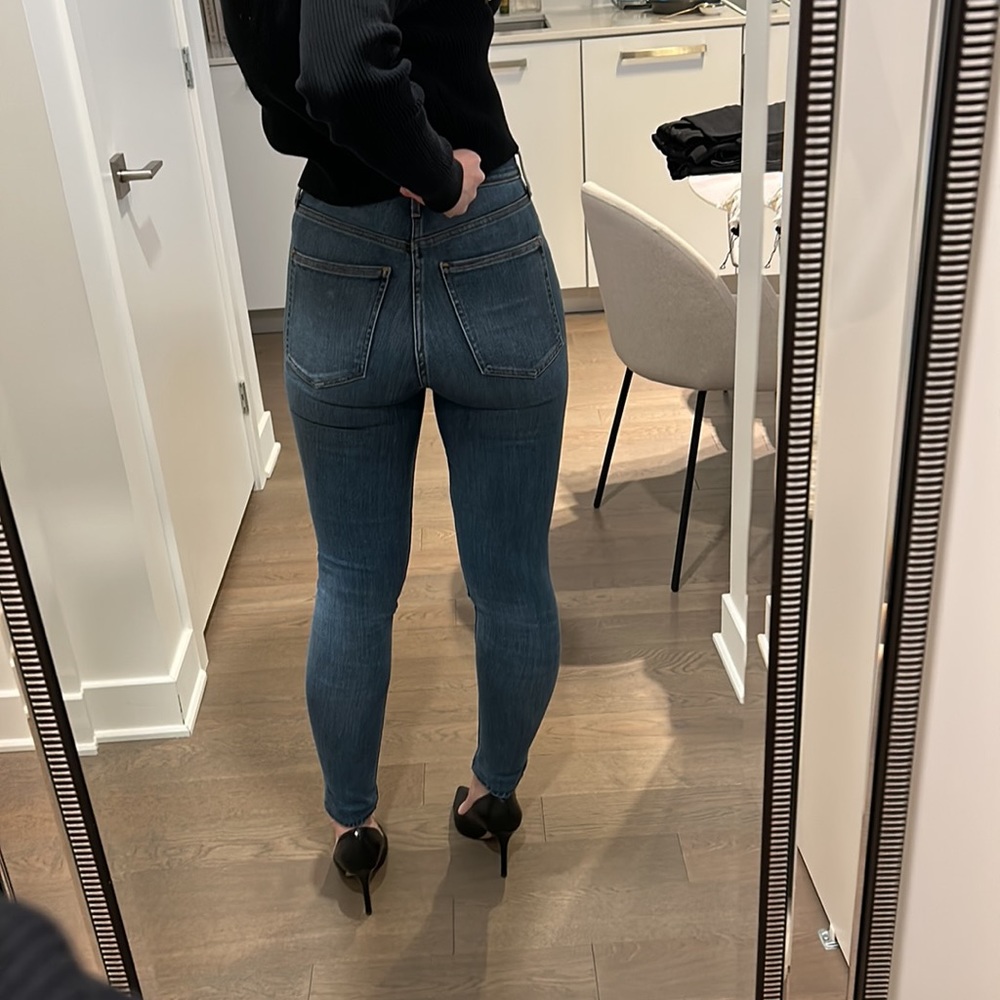 DENIM FORUM LOLA HIGH RISE JEANS - Picture 4 of 8